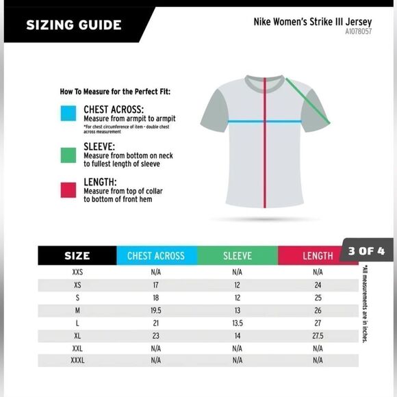 Nike Women’s Dri Fit Strike III Jersey! - Picture 7 of 9